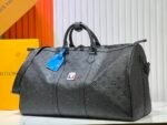 Louis Vuitton Keepall Bandoulière 50 Black- Bag - Image 9