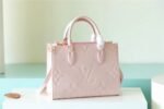 LOUIS VUITTON LV Monogram Canvas Onthego PM Pink HandBag - Image 3