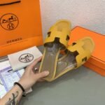 Hermes Oran Sandal Leather Sandals Slippers - Shoes - Image 6