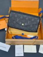 Louis Vuitton LV Félicie Pochette Navy Crossbody Bag - Image 2
