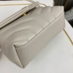 SAINT LAURENT Loulou Toy quilted leather shoulder bag cream - Bag - Image 3