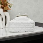 Dior Caro Bucket Bag - White - Image 4