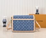 Louis Vuitton Dauphine Soft GM Monogram denim - Denim Blue - Image 5
