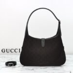 Gucci Jackie 1961 medium shoulder bag Black GG canvas - Bag - Image 4