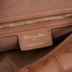 Dior D-Journey Bag -Light Gold-Tone Flat Macrocannage - Image 8