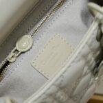 Dior Small Lady Dior Bag White Ultramatte Calfskin - Bag - Image 7