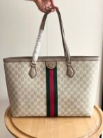 Gucci Ophidia medium tote bag Beige- Bag - Image 4
