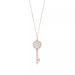 Tiffany Keys Petals Key Pendant Necklace