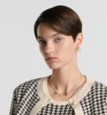 CHRISTIAN DIOR Crystal Dior evolution Necklace Gold - Accessories - Image 3