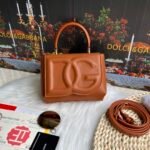 [TOP] Dolce & Gabbana Cowhide Mini Tote - Brown Bag