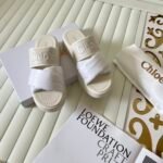 CHLOE CHLOÉ 'MILA' SLIDES SANDALS SLIPPERS - Shoes - Image 5