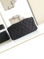 CHANEL 25 Small Handbag Grained Calfskin & Gold-Tone Metal Black -Bag - Image 8