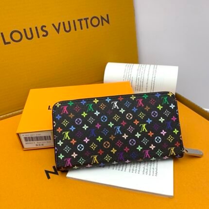 Louis Vuitton X Takashi Murakami x TM Clemence Wallet Monogram - Black