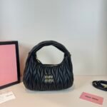 Miu Miu Wander matelassé nappa leather hobo bag handbag - Bag - Image 3