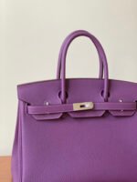 Hermes Birkin Togo Retourne Bag Golden-Purple Bag - Image 5