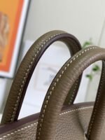Hermes Birkin Togo Retourne Bag Golden-Dark Green Bag - Image 8