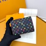 Louis Vuitton x Murakami Victorine Wallet Small Wallet Monogram coated canvas - Black Multicolored - Image 4