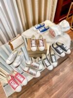 Burberry New Listing Temperament White Shoes - Red Shoes - Image 9