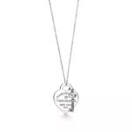 Tiffany Keys Heart Tag and Key Necklace
