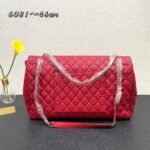 CHANEL 17C Large Airport Bag Maxi Red Gold - Image 5