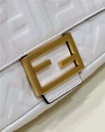 Fendi Embossed Baguette Bag - Image 6