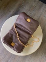 [TOP]Loewe Goya Puffer Small leather shoulder bag - Black - Image 6