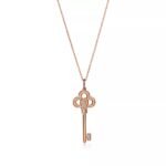 Tiffany Keys Mini Crown Key Pendant Necklace
