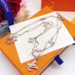 Louis Vuitton Silver double-layer Necklace - Image 6