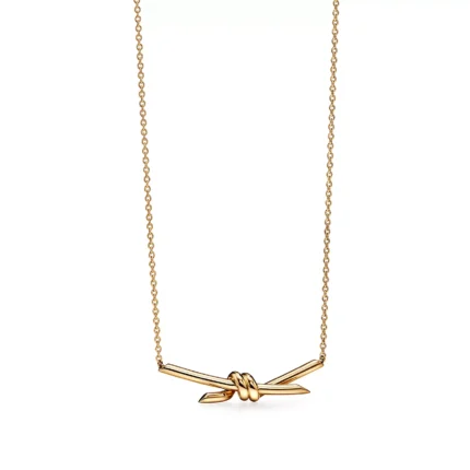 Tiffany Knot Pendant Necklace