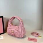 Miu Miu Wander matelassé nappa leather hobo bag handbag - Bag - Image 3