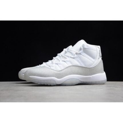 AIR Jordan 11 White Metallic Silver Vast Grey AR071 - Shoes