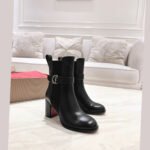 [TOP] Christian Louboutin CL Chelsea Booty 70 mm Low boots Black leather - Shoes