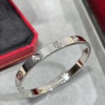 Cartier LOVE Bracelet, 4 Diamonds, Classic Model - Image 6