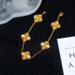 Van Cleef & Arpels Vintage Alhambra Bracelet, 5 motifs - Image 3
