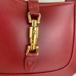 GUCCI Boarded Dyana Lux Calfskin Mini Jackie 1961 Hobo New Cherry Red - Bag - Image 6