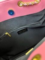 CHANEL 25 Small Handbag Grained Calfskin & Gold-Tone Metal Light Pink - Bag - Image 8