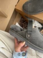 UGG Suede Slippers Grey Color - Shoes - Image 11