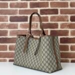 [TOP] Gucci GG Emblem Large brown tote bag - Image 11
