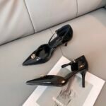 LV-Louis Vuitton 24SS-Pointed Toe High Hee-Black - Image 4