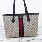 Gucci Ophidia medium tote bag Blue- Bag - Image 5