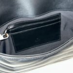 Gucci GG Marmont Black Matelassé Chevron Leather Small Shoulder Bag - Image 10