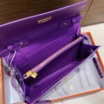 Hermes Kelly Wallet to Go Gold Hardware - Image 4