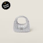 Miu Miu Wander matelassé nappa leather hobo bag handbag - Bag