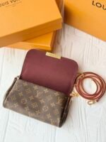 [TOP]Louis Vuitton LV GHW Favorite MM Shoulder Bag - Brown - Image 6
