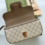 Gucci Horsebit 1955 Small Grey Shoulder Bag - Image 9