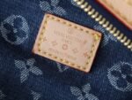 Louis Vuitton High Rise Belt Bag Monogram Jacquard Leather - Dark Blue Denim - Image 9