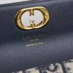 Dior Saddle Blue Chain Pouch Bag - Image 11