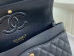[TOP]Chanel Classic Flag Bag Classic Double Flap Black Caviar Gold Hardware - Bag - Image 21