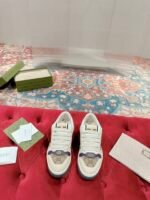 Gucci Screener trainer with Web Dark Purple Sneaker - Shoes - Image 2
