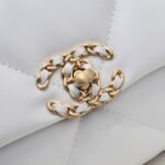 Chanel Calfskin Quilted Chanel 19 Flap Light White -Golden - Bag - Image 6